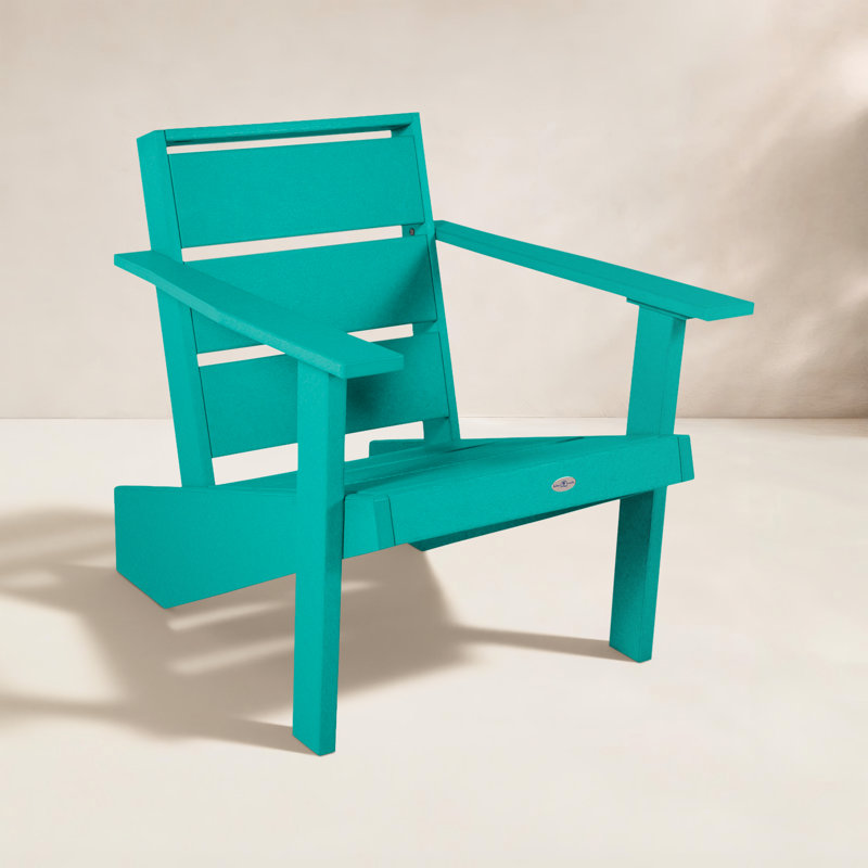 Chaise Adirondack moderne Haven, Bleu herbe de mer