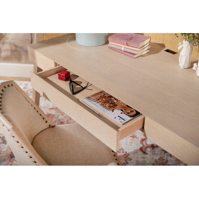Evan Solid Wood Writing Desk