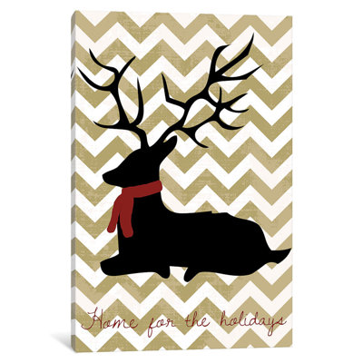 Deer by Erin Clark - Wrapped Canvas Print