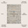 Shaemus Bohemian Medallion Low-Pile Machine-Washable Cream/Terra Rug