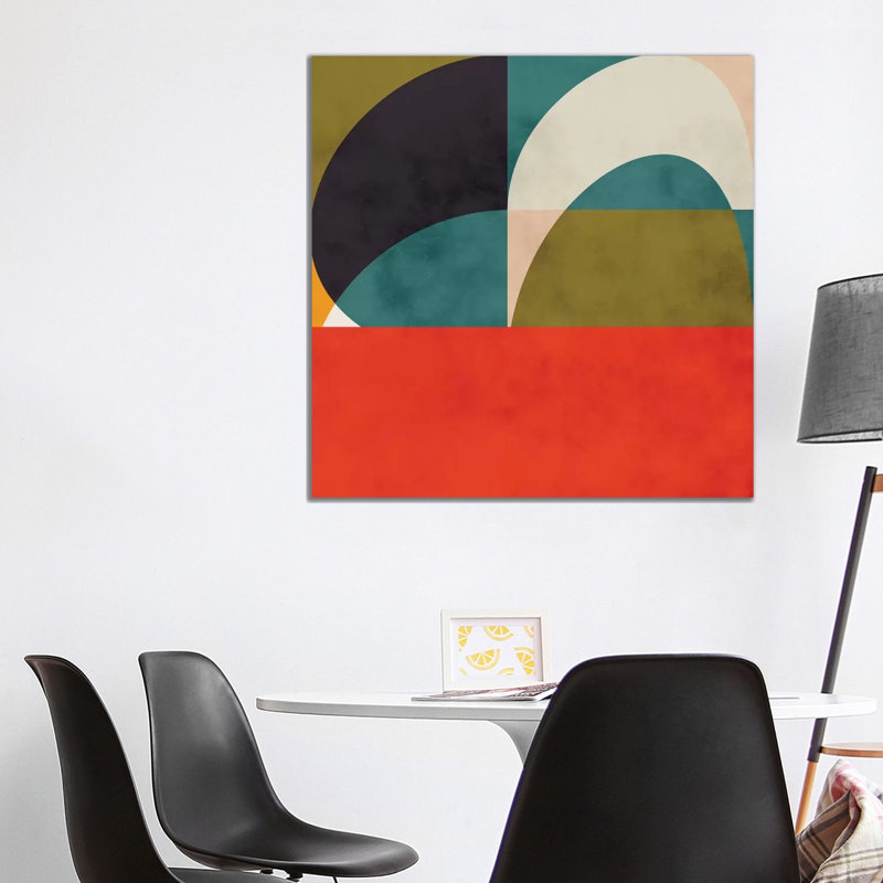 Geometric Shapes II by Ana Rut Bré - Wrapped Canvas Gallery-Wrapped Canvas Giclée, 93.98 cm H x 93.98 cm W