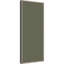 Tableau mural en tissu encadré, 17 x 41 cm, motif bois flotté olive.-52384973