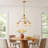 Lodge Iron 4-Light Chandelier