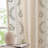 Linen Blend Embroidered Curtains Farmhouse Flower Patterned Curtains for Bedroom-625730193-612717425