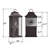 Wilcher 3-Light Dusk-to-Dawn Outdoor Wall Lantern-1217098857-1248666227