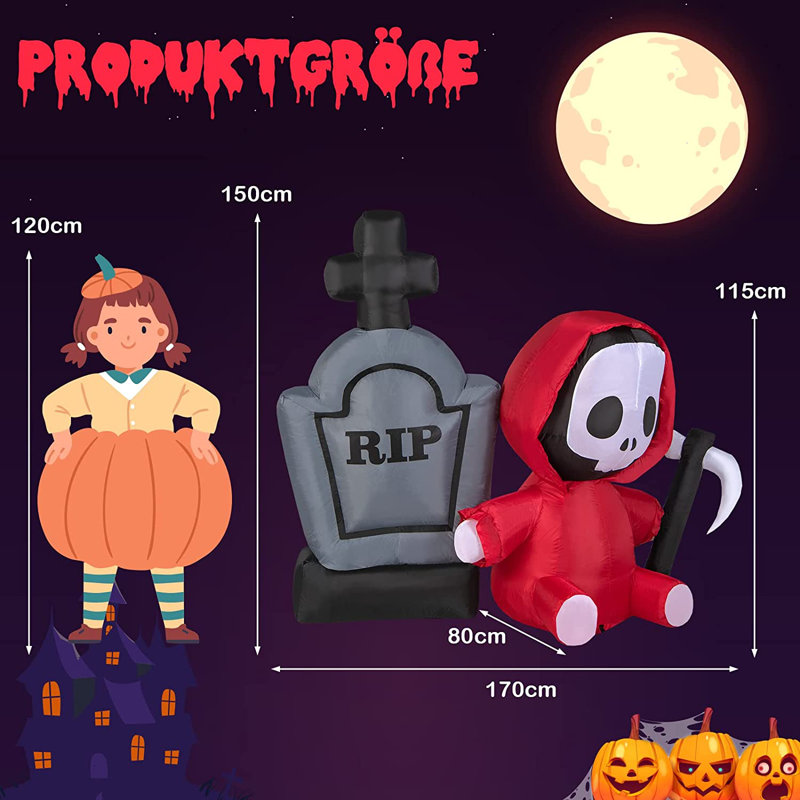 Inflatable Ghost Halloween Decoration