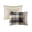 Housse de couette multicolore à chevrons 6 pièces avec motif écossais Buffalo pour une chambre paisible-121259740-121259741