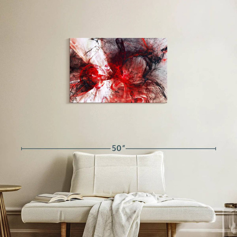 Avery Vampire Blood Abstract, 20" H x 30" W