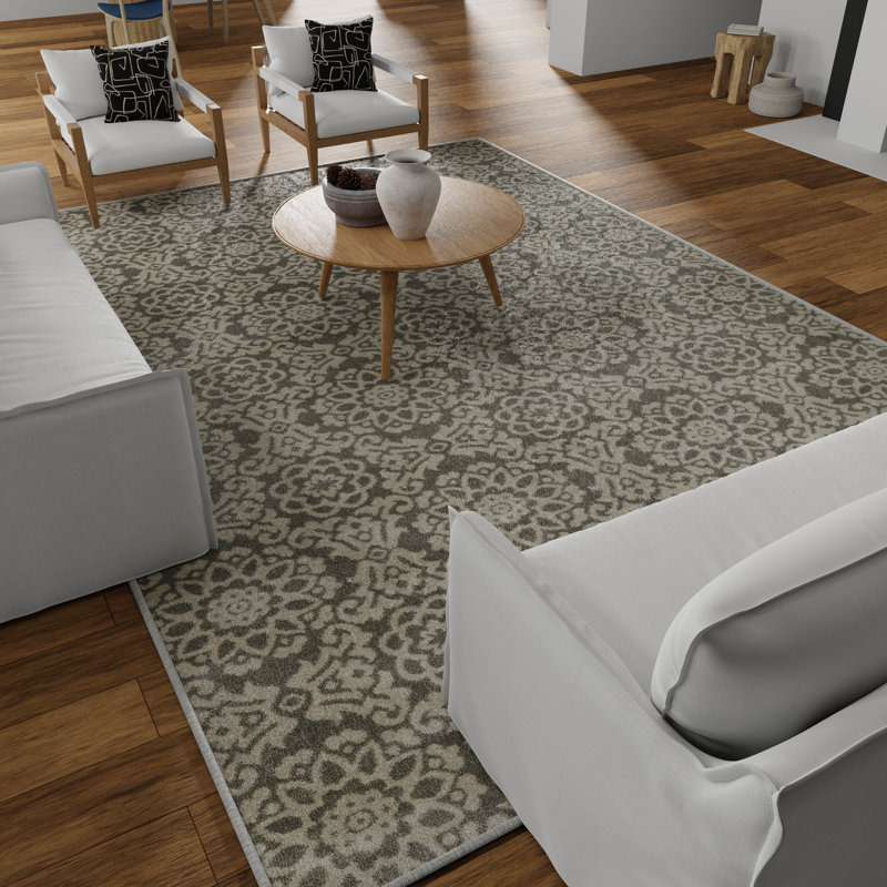 Acyee Floral Indoor Rug, Rectangle 2' x 7'
