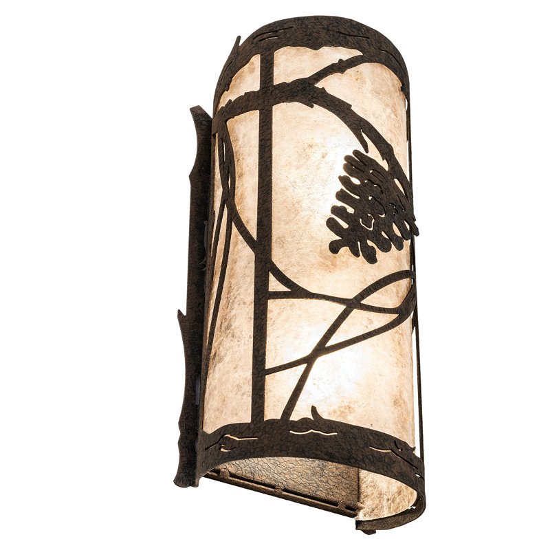 2 - Light Flush Mounted Sconce