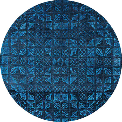 Tapis décoratif multicolore à motif abstrait