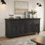 Buffet en bois massif sculpté Harleen-71102445-131568989