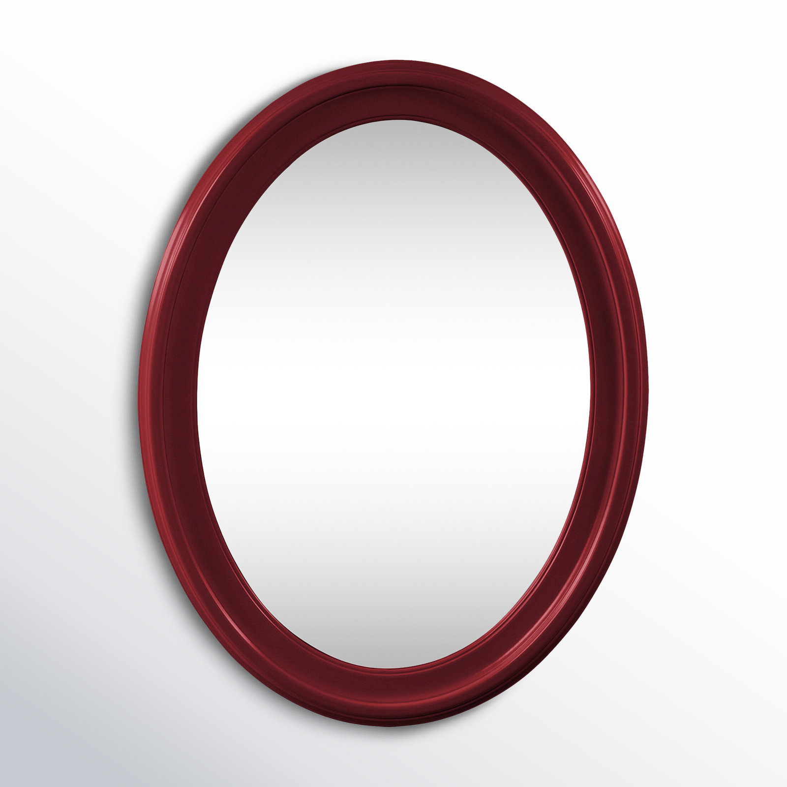 Borna 25" Mirror, Burgundy
