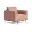 Fauteuil d'appoint en velours azur, vert olive-569987514