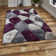 Drew Hand Tufted Grey/Purple Rug