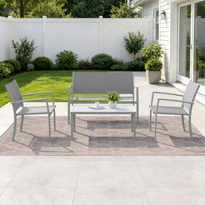 4-Person Outdoor Patio Seating Set