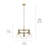 Eastmont 3 - Light Steel Dimmable Wagon Wheel Chandelier-169860779