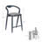 Konika Upholstered Counter Stool with Metal Frame