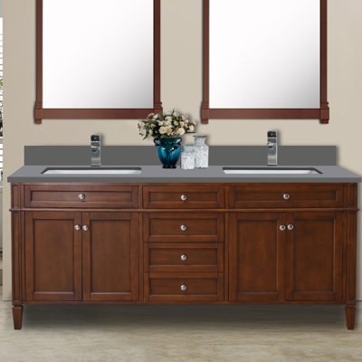 Ensemble de meuble-lavabo double 73 po Freeland