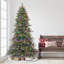 7.5' Artificial Fir Christmas Tree with Color & Clear Lights