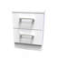 Fully Assembled Lebling 2 DrawerÂ Bedside Table-2090847071