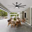 Jamii-Leigh Large Indoor/Covered Outdoor Modern Ceiling Fan with Led Lights and Remote, 6-Speed, Reversible Quiet DC Motor, Timer, 8-ABS-Blade-2041658774-2039304821-2030655099