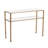 Jordun 42.25'' Glass Top Console Table-2128986252