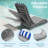 HDPE Patio Chaise Lounge, Waterproof Ergonomic Design with 3-Position Adjustable & Headrest, for Pool, Deck & Beach-249835301