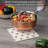 August Grove® Bee Pattern Decorative Cork Backed Stone Trivet 8" Square
