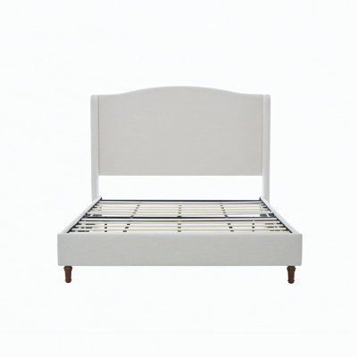 Kokoruda Tall 54" Headboard Upholstered Wingback Bed