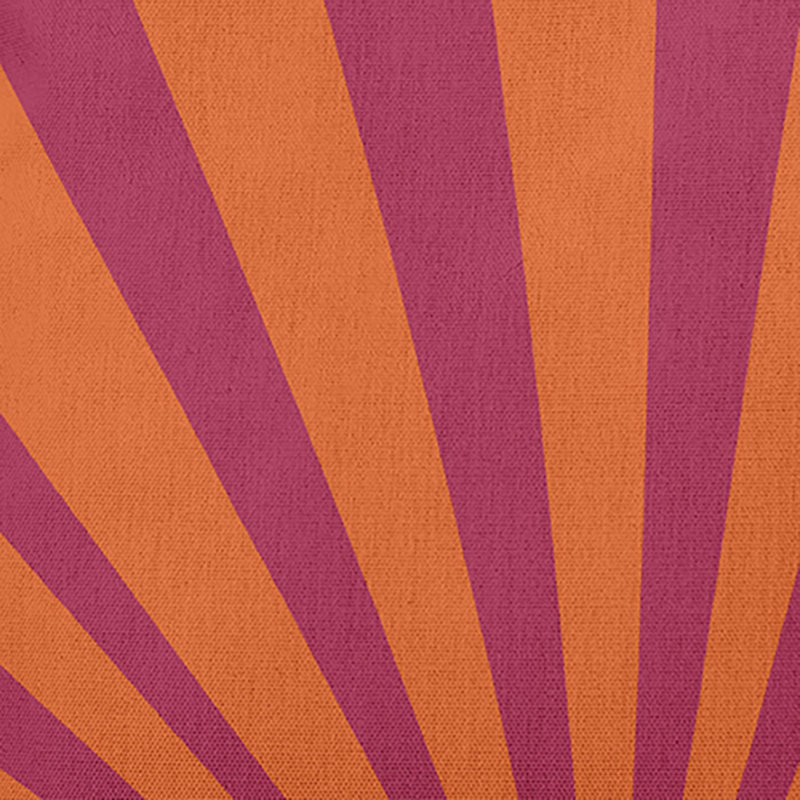 Coussin intérieur / extérieur Leafy Branch, H 20 po x l 20 po, Rouge / orange géométrique