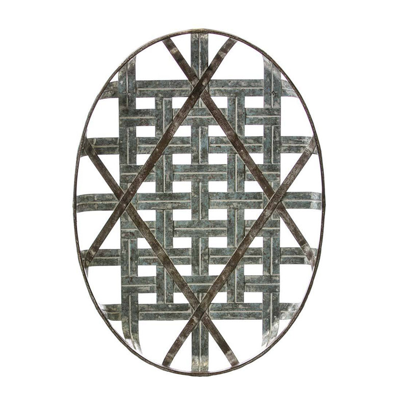 Farmhouse Wall Decor on Metal, 23.5" H x 3" W x 17.25" D