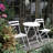 3 Piece Patio Bistro Set Of Foldable Round Table And Chairs-881522296