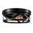 11 In. 2-Light Farmhouse Black Flush Mount Ceiling Light Fixture With Turnable Light Cap (1-Pack)-705915073-705915099