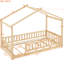 Lit simple avec clôture - pin et bois de jeu confortable-1099231588-1099231610