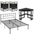 Steel Piece Bedroom Set