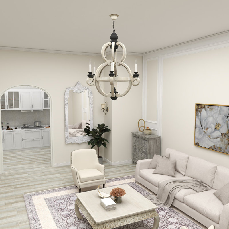 Lustre empire 6 lumières Fille