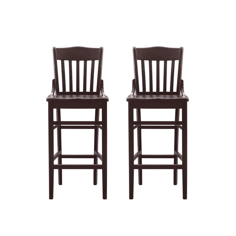 Tabouret de comptoir Frimmy Jace, Brun, Tabouret de bar (siège d’une hauteur de 30 po)