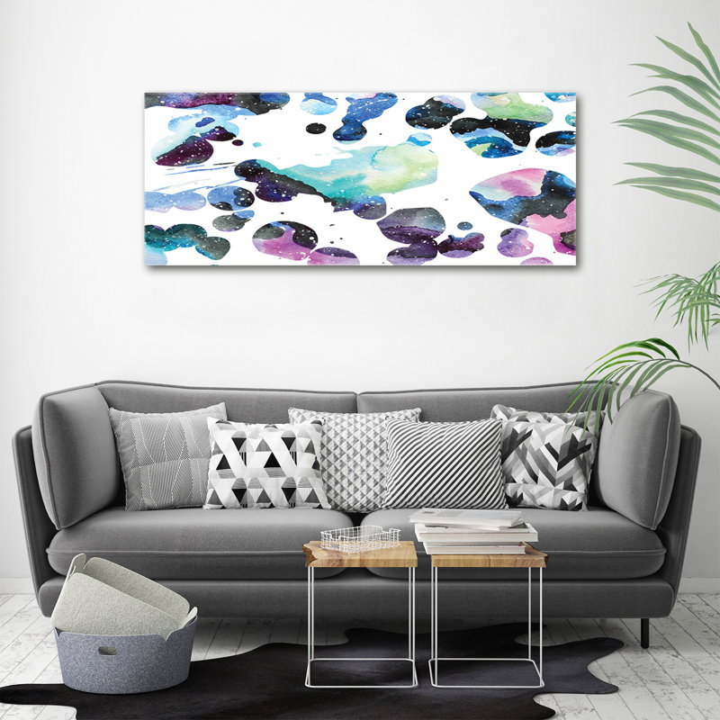 Colorful Galaxy - No Frame Print on Canvas