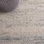 Tapis gris en laine et en coton tissé à la main Marbella-94664151