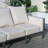 Hudson Aluminum Patio Sofa With Cushions