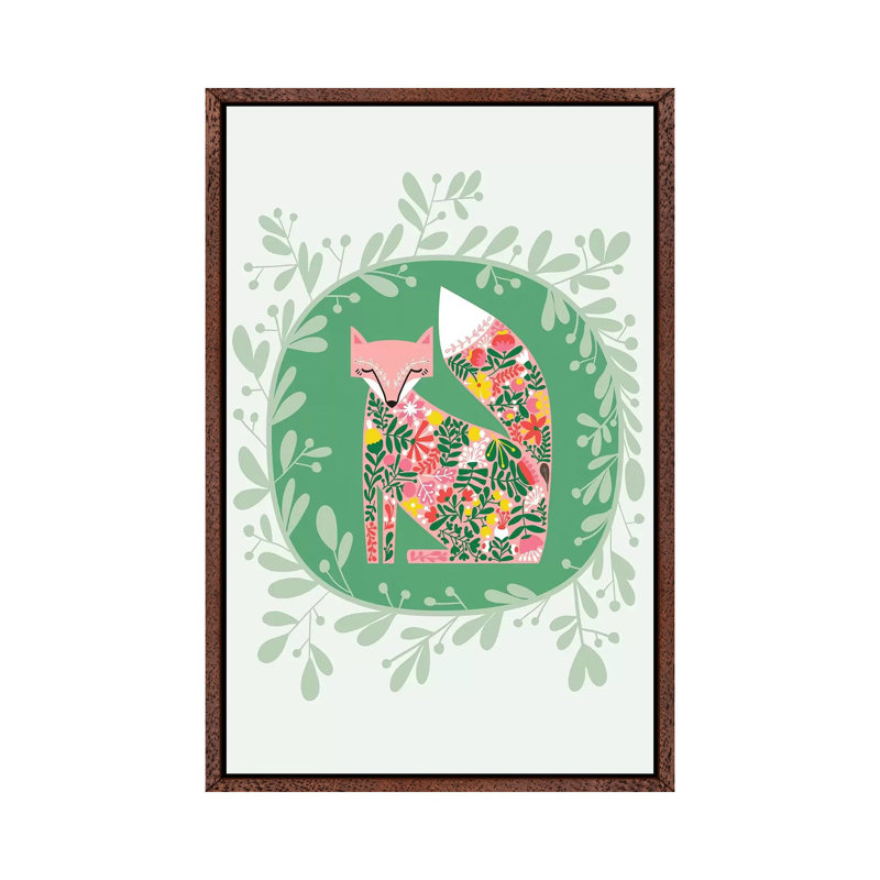 Blooming Botanicals by Caroline Alfreds - Print on Canvas, 66.04cm H x 45.72cm W x 3.81cm D, Classic Brown Wood Framed