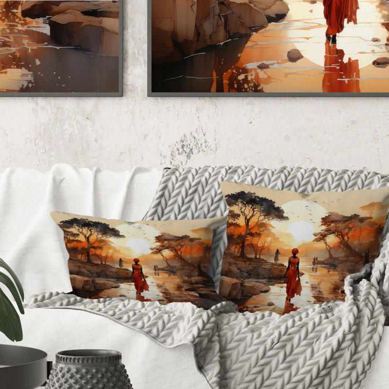 Coussin décoratif, H 16 po x l 16 po, Carré