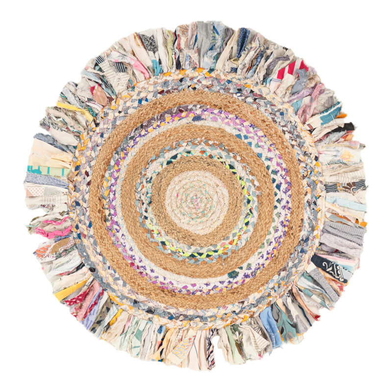Tapis à volants, Rond 3 pi 1 po