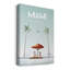 «Illustrated Miami Beach II», impression sur toile tendue-699255631
