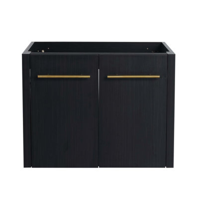 24 Inch Wall-Mounted Bathroom Vanity Cabinet, Modern Design With Soft Closing Doors And Ample Storage For Elegant Bathrooms.