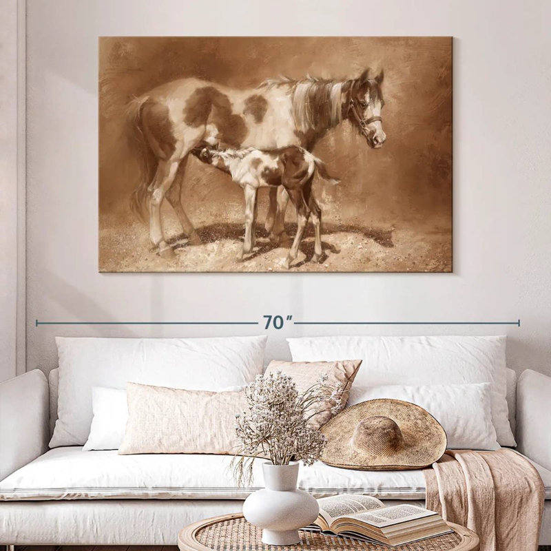 Brampt Sienna Paint, 34" H x 51" W