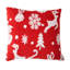 Abstract Red + Green Backrest Cushion