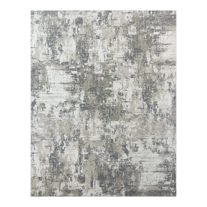 Tapis d'intérieur moderne patiné Majestic Mignone, Rectangle 5 pi 3 po x 7 pi 5 po