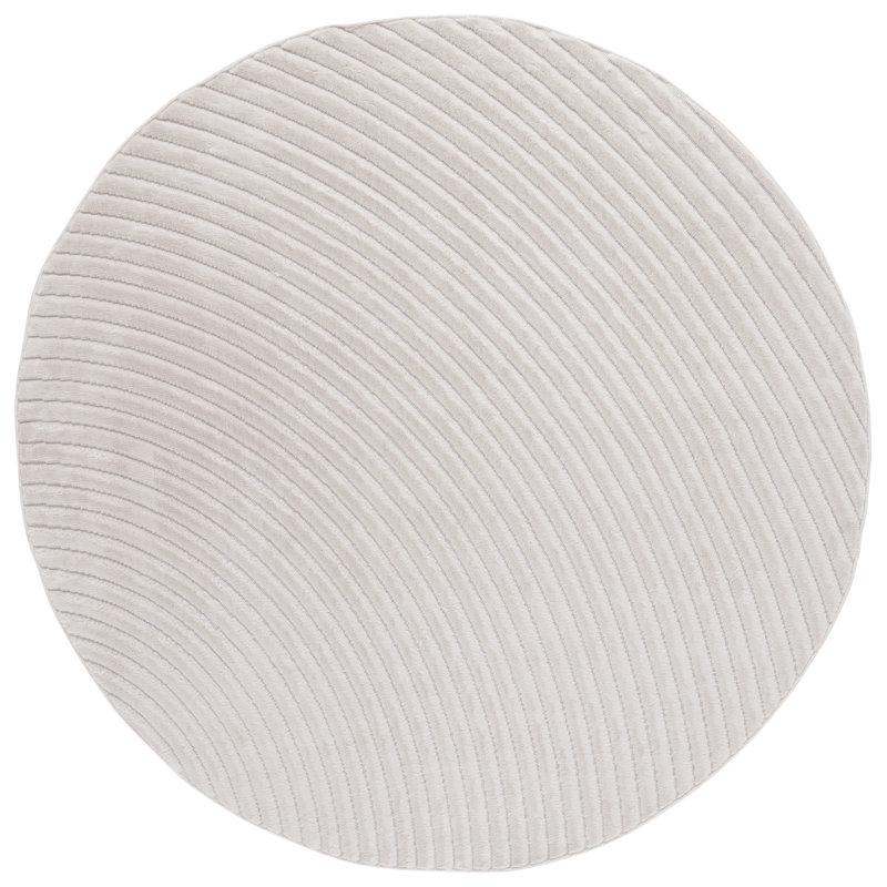 Loup Performance Solid Color Rug, Round 6'7"
